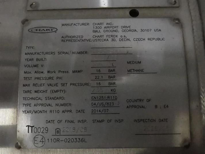 Scania - 2859387 LNG tank 352L obrázek 3