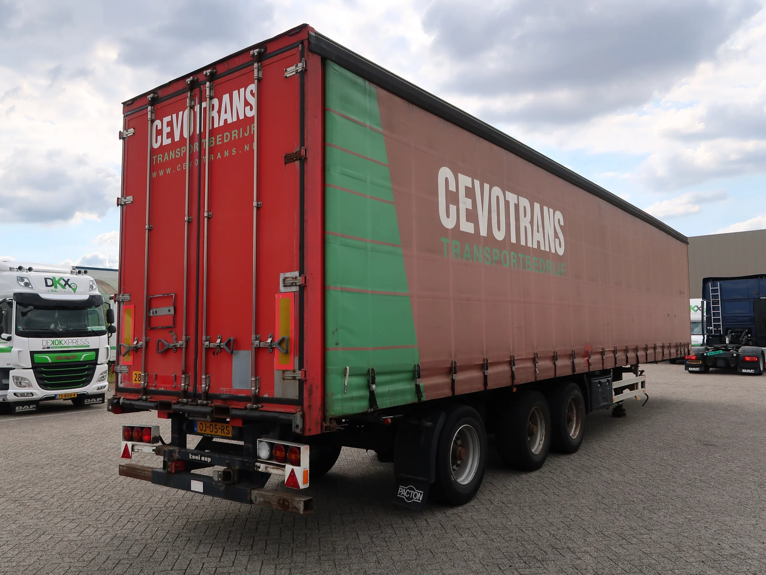 Pacton B3-001 2007 - O4, Lift & Lenkachse BPW, Staplerhalter, 4 Units, TUV, NL Trailer TOP! afbeelding 6