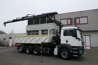 MAN TGS 2009 - 35.400 | 8X4 | HIAB 144 BS-3 DUO | Remote Control | 25Ton Tipper | 468407Km | 2009 | Euro4 | Belgium Truck obrazek 4