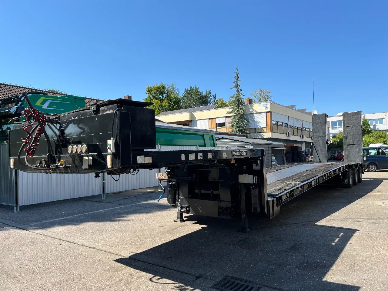 Goldhofer STZ -TL 3 -33/80 3-Achs TL 3x Lenk Rampen TÜV NEU! 1998 - STZ -TL 3 -33/80 3-Achs TL 3x Lenk Rampen TÜV NEU! afbeelding 1