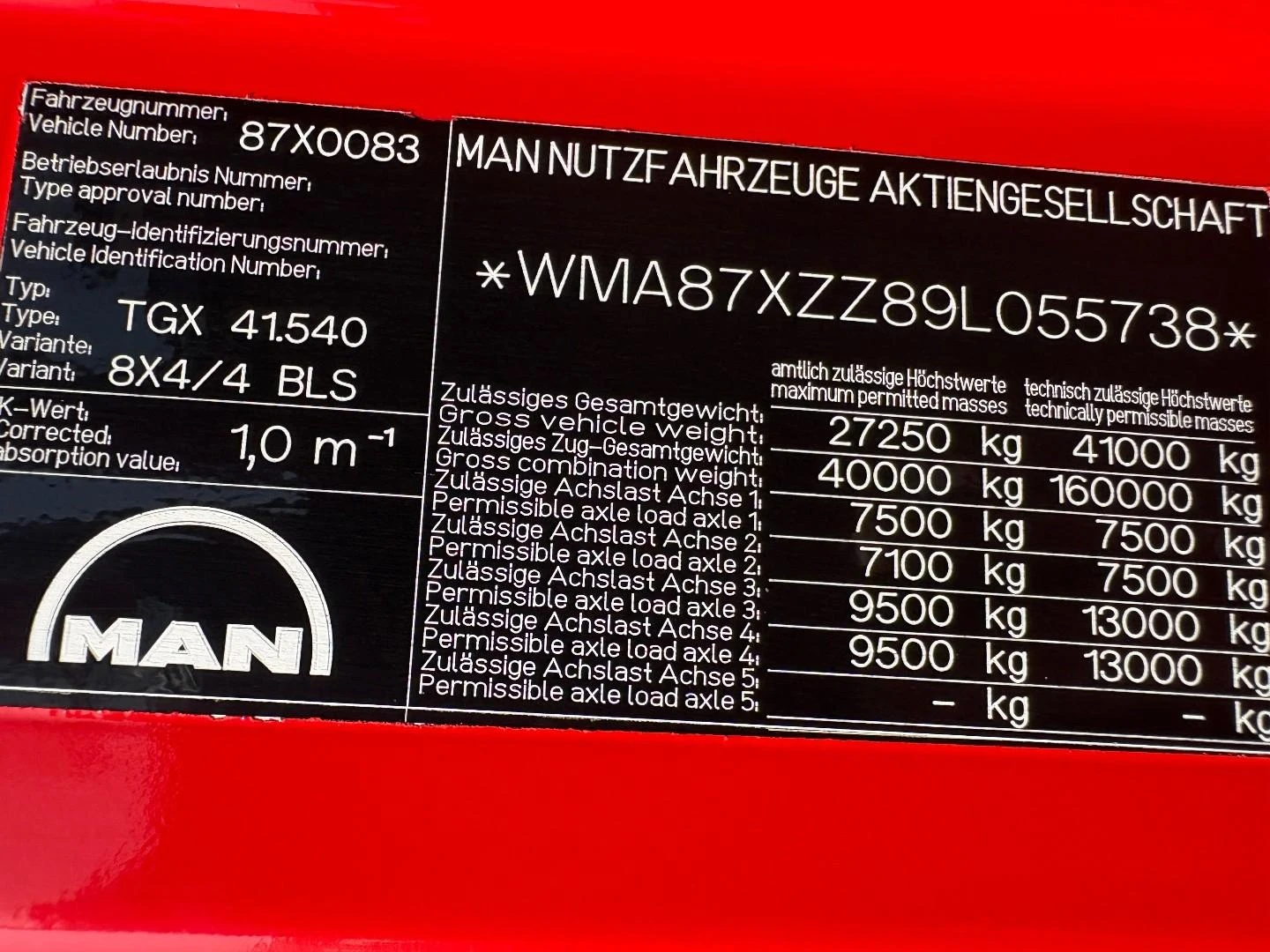 MAN TGX 2009 afbeelding 39