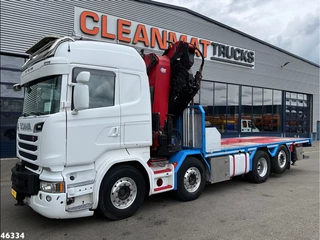 Scania R 2015 - 580 8x2 V8 Retarder Euro 6 HMF 50 Tonmeter laadkraan + Fly-Jib obrazek 2