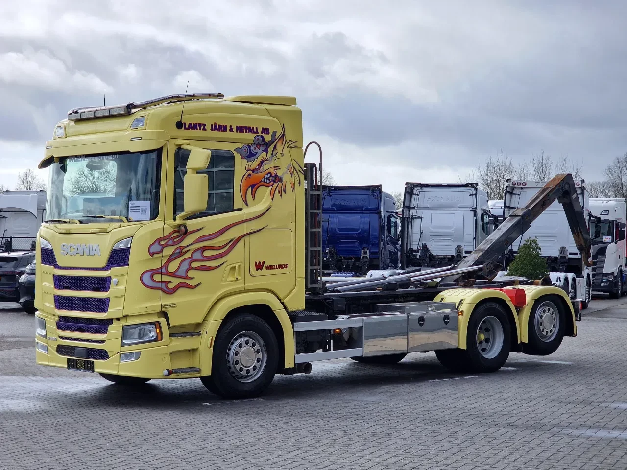 Scania R 2018 - R500 NGS 6x2*4 - HIAB Hooklift 21T - Retarder - Steering axle - Full air - Leather - Led imagen 30