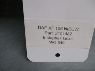 DAF - 2151482 instapkast Daf XF 106 afbeelding 2 miniatuur