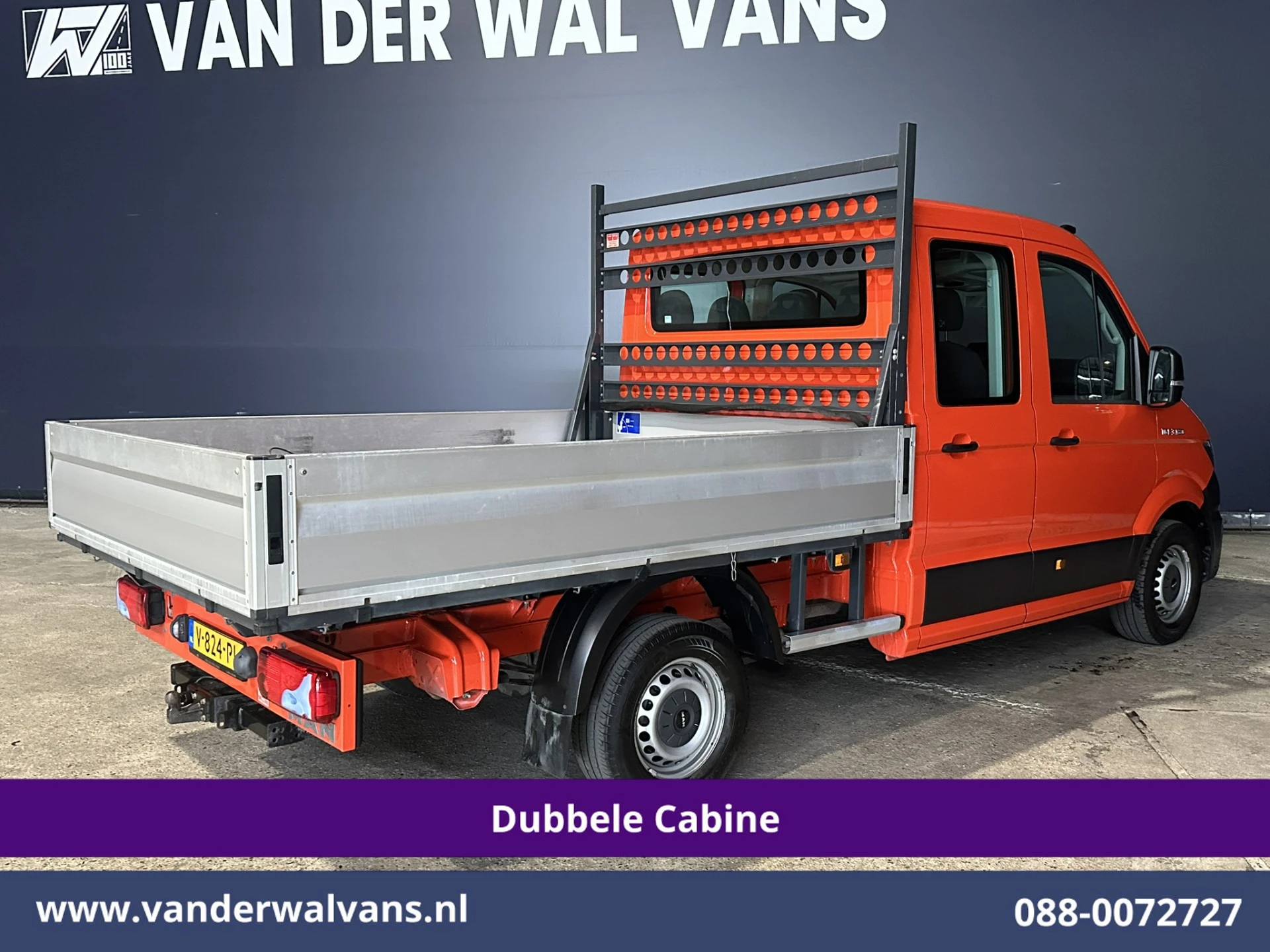 MAN TGE 2018 - 2.0 177pk Pick Up Dubbele Cabine 3500kg Trekhaak Open Laadbak Euro6 Airco | 6-Zits | Camera | Navigatie | Apple Carplay afbeelding 13