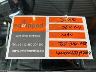 MAN TGS 2017 - 18.420 TGS 18.420 EURO 6 / ADR / 482.445km / German-truck / ADR/APK: 09/2026 zdjecie 34