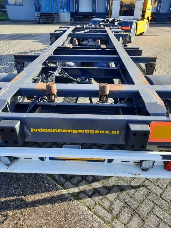 Sommer 2008 - AW 18T-S 2 As Aanhangwagen I.c.m. Krone Open BDF Laadbak 20 Ft. 08-WD-DL afbeelding 9