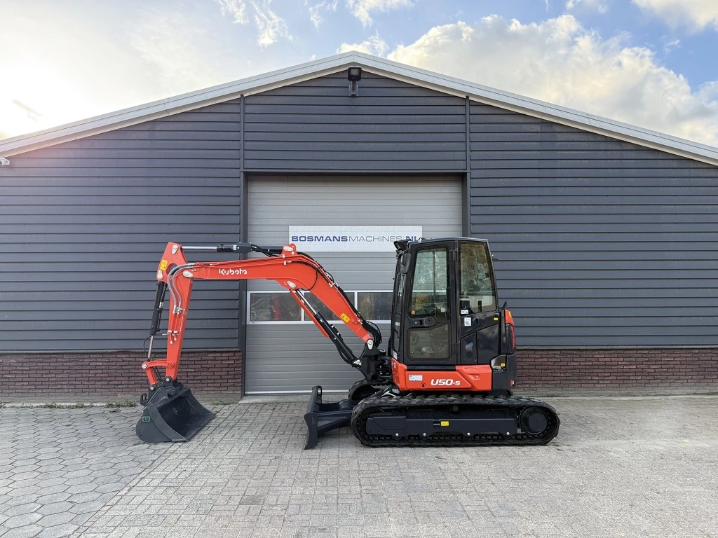 Kubota U50-5 HI SPEC minigraver NIEUW airco €885 LEASE 2025 afbeelding 1