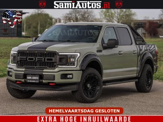 Ford F-150 2018 - 5.0 V8 4X4 | MAT OLIVE GREEN | BIJTELLING VRIJ | ZEER DIK | CAMERA | 3500KG | PANORAMA | LEDER | GO RHINO ROLLBAR | afbeelding 68