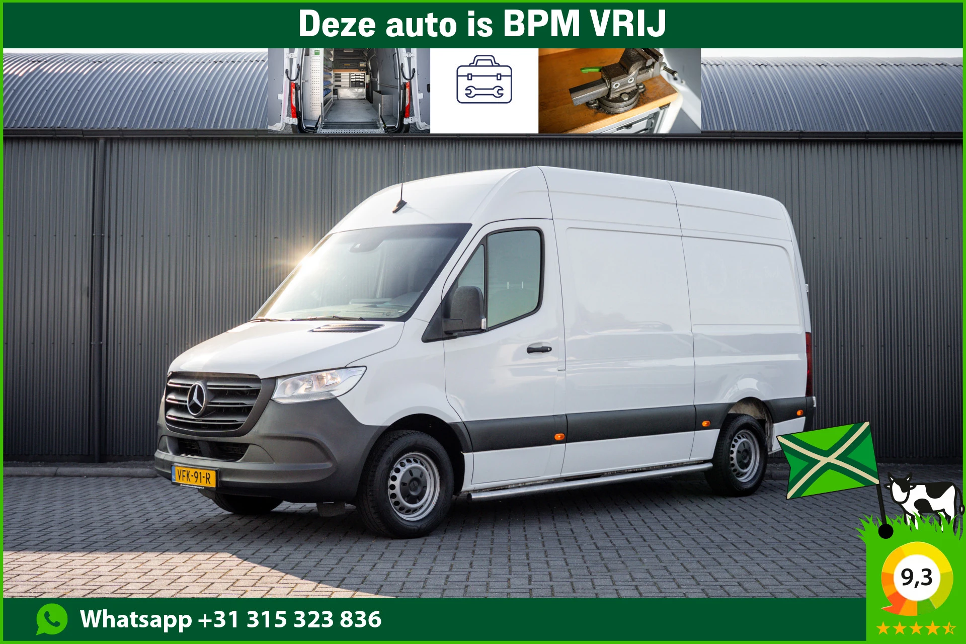 Mercedes-Benz Sprinter 2019 - 311 CDI RWD L2H2 | | Volledig Ingericht | Mbux | Camera | Climatronic afbeelding 1