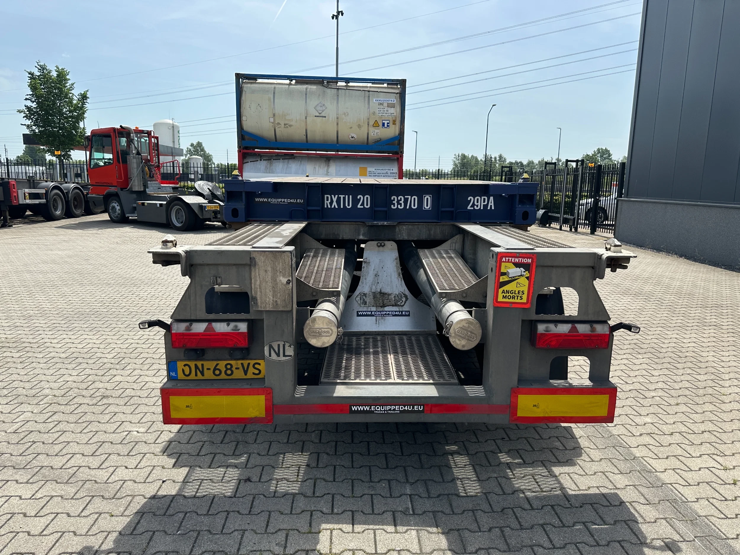 Van Hool 2015 - 20FT/30FT ADR CHASSIS + NEW 20FT FLATRACK hardwooden floor Bild 4