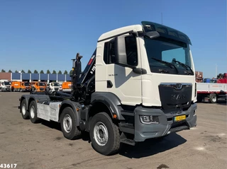 MAN TGS 2022 - 32.470 8x4 Euro 6 Hiab 22 Tonmeter laadkraan Just 68.765 Km! zdjecie 5