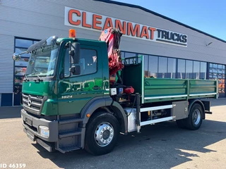 Mercedes-Benz Axor 1824 Manual Full steel HMF 12 Tonmeter laadkraan 2007 afbeelding 2 miniatuur