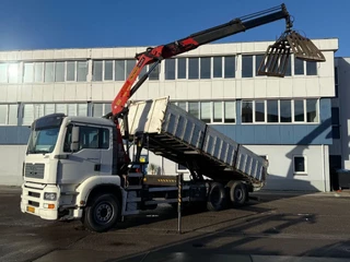 MAN TGA 2006 - 26.350 6X2 KIPPER + PALFINGER PK16502 + REMOTE CONTROL bild 4