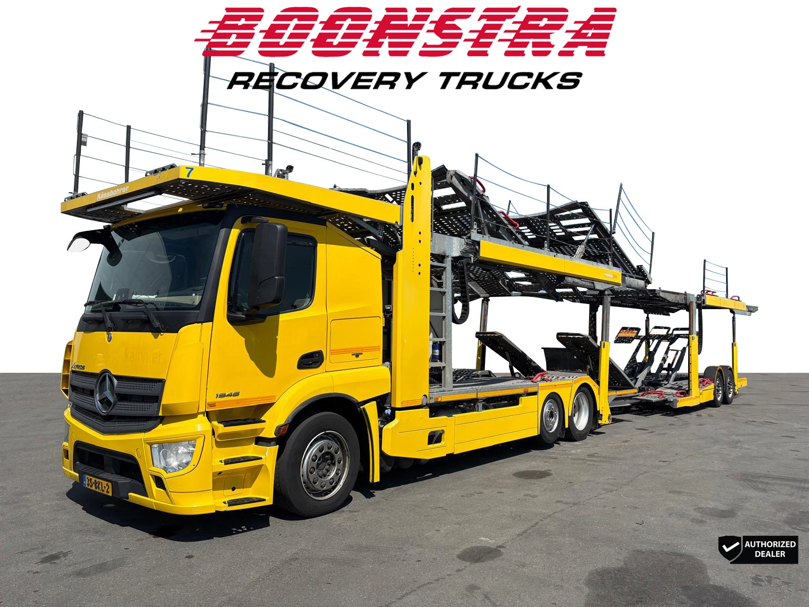 Mercedes-Benz Actros 2018 - 1946 Kassbohrer 2 X Metago Pro Stand airco 10 Car Winch afbeelding 1