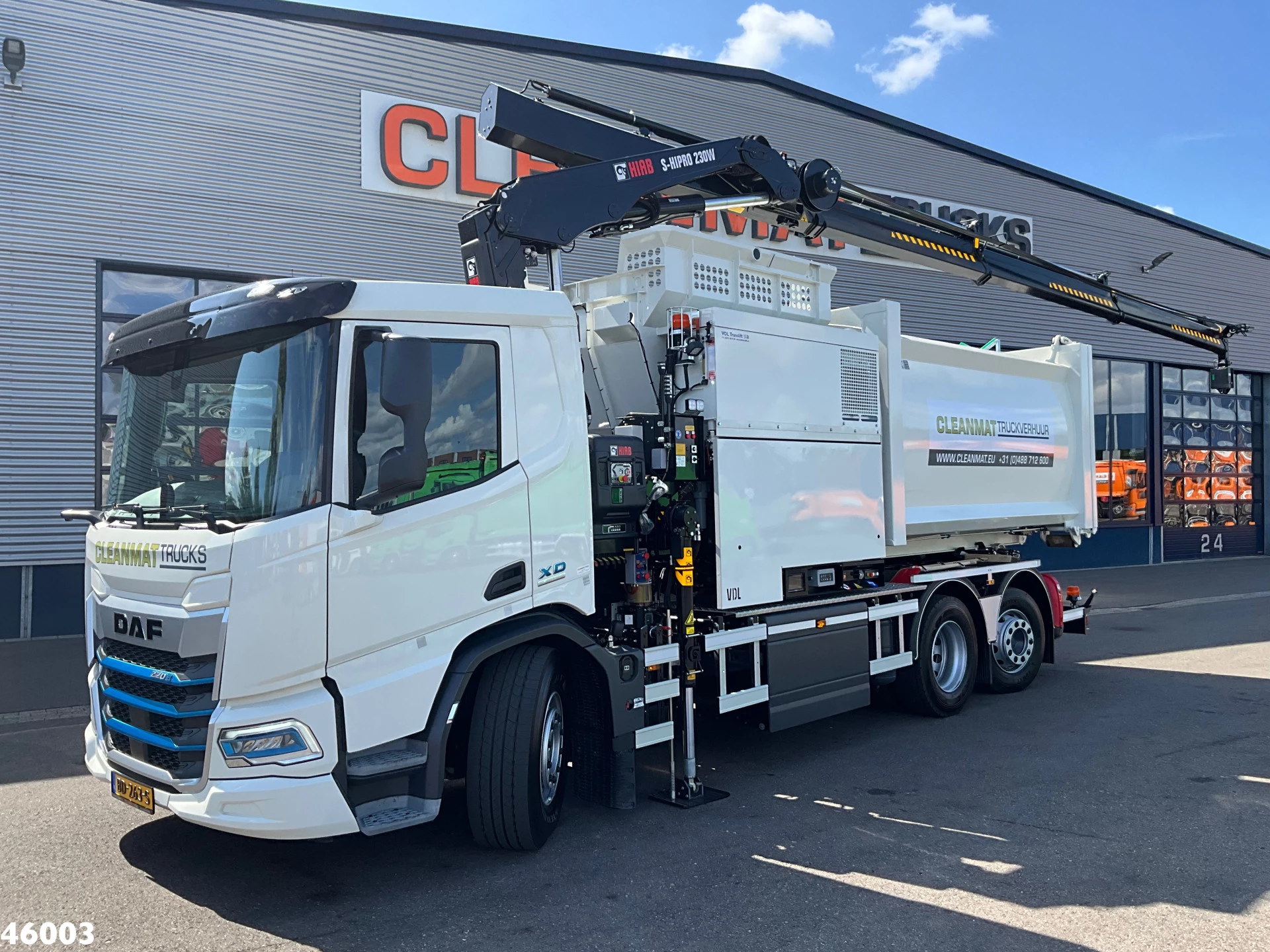 DAF FAG XD 220 Hiab 23 Tonmeter laadkraan FULL ELECTRIC 2026 afbeelding 1