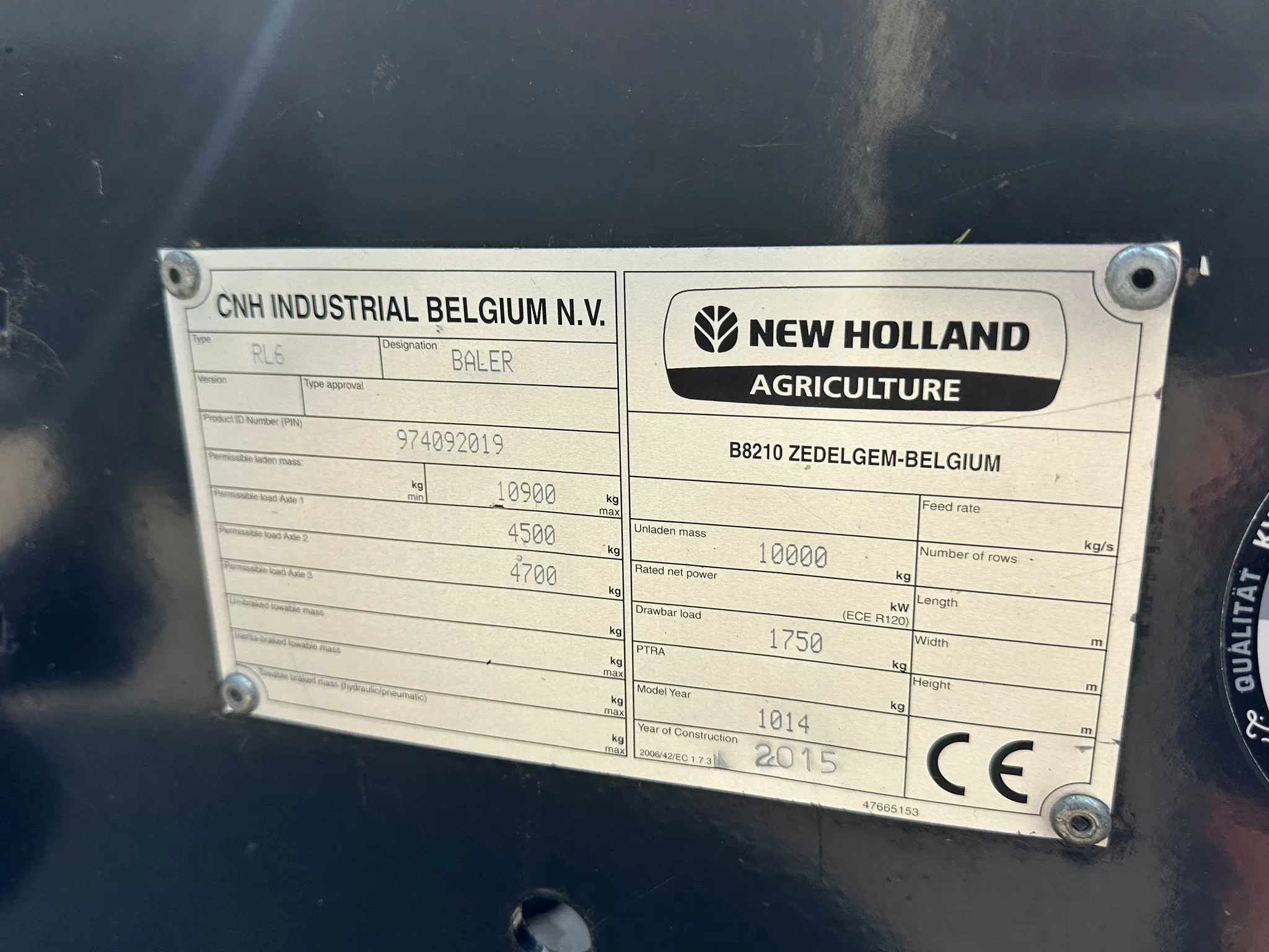 New Holland 2015 - Bigbaler 1270 CropCutter afbeelding 15