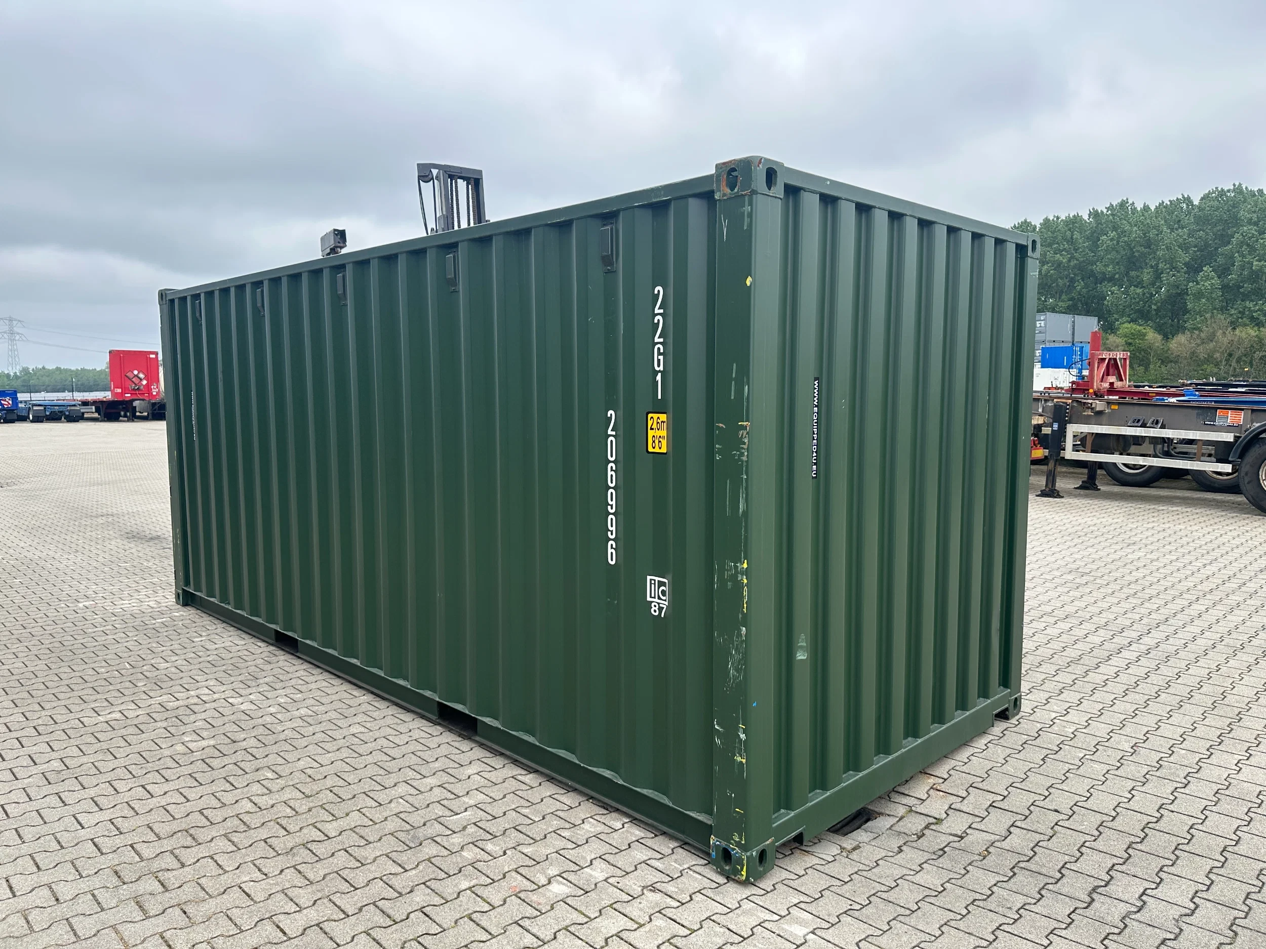 YANGZHOU 2026 - NEW (ONE-WAY) 20FT ISO DV 8'6" STANDARD container obrázek 4