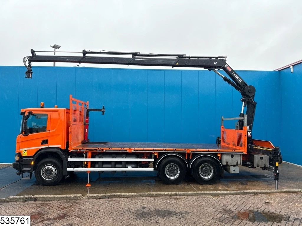 Scania P 2019 - 340 6x4, EURO 6, CNG, Hiab, Remote obrázek 13