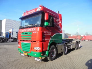 DAF XF 105 2008 - 410 FAD 8X4 STEEL SUSPENSION obrazek 1