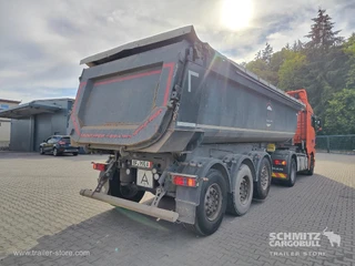 Schmitz Cargobull Semitrailer Tipper Steel half pipe body 2021 afbeelding 2 miniatuur