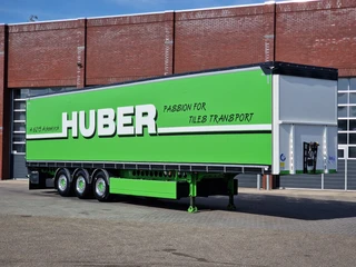 Berger 2015 - Ecotrail Tautliner 3 axle - SAF Axle - Pallet box - Steering axle rear te koop
