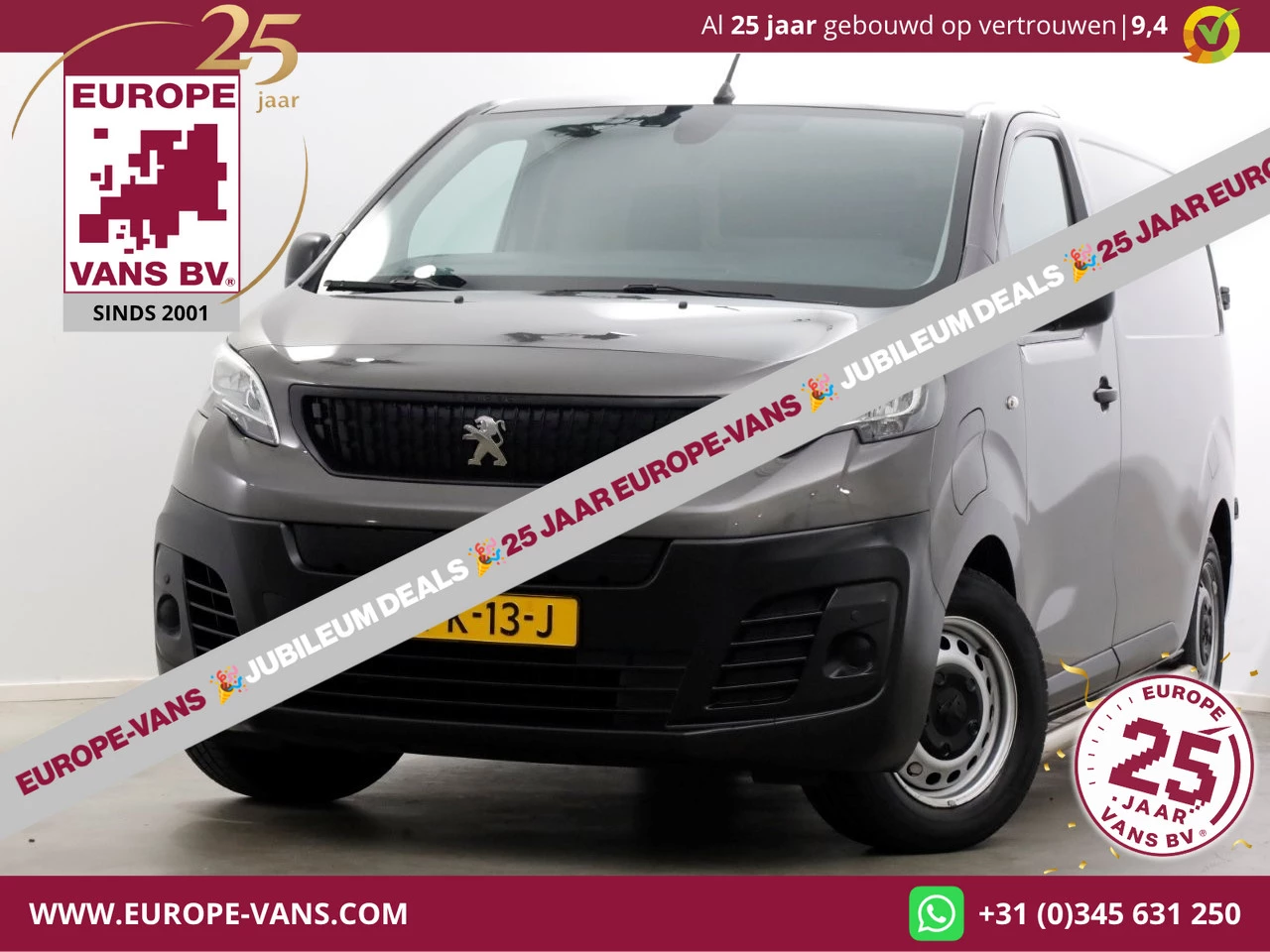 Peugeot e-Expert 2022 - L2H1 Standard Premium 75 kWh 100% Elektrisch Snellader WLTP 315km SOH 89% 04-2022 image 1