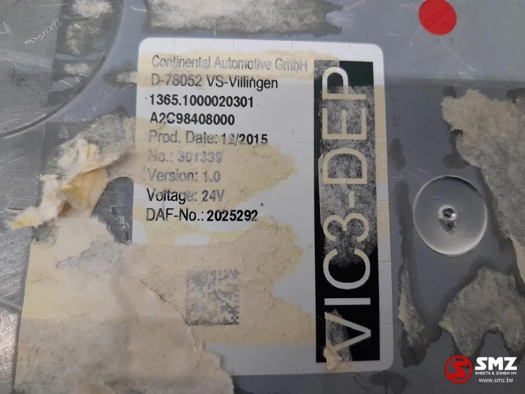 DAF 2016 - Occ ECU VIC 3 besturingseenheid DAF obrázek 6