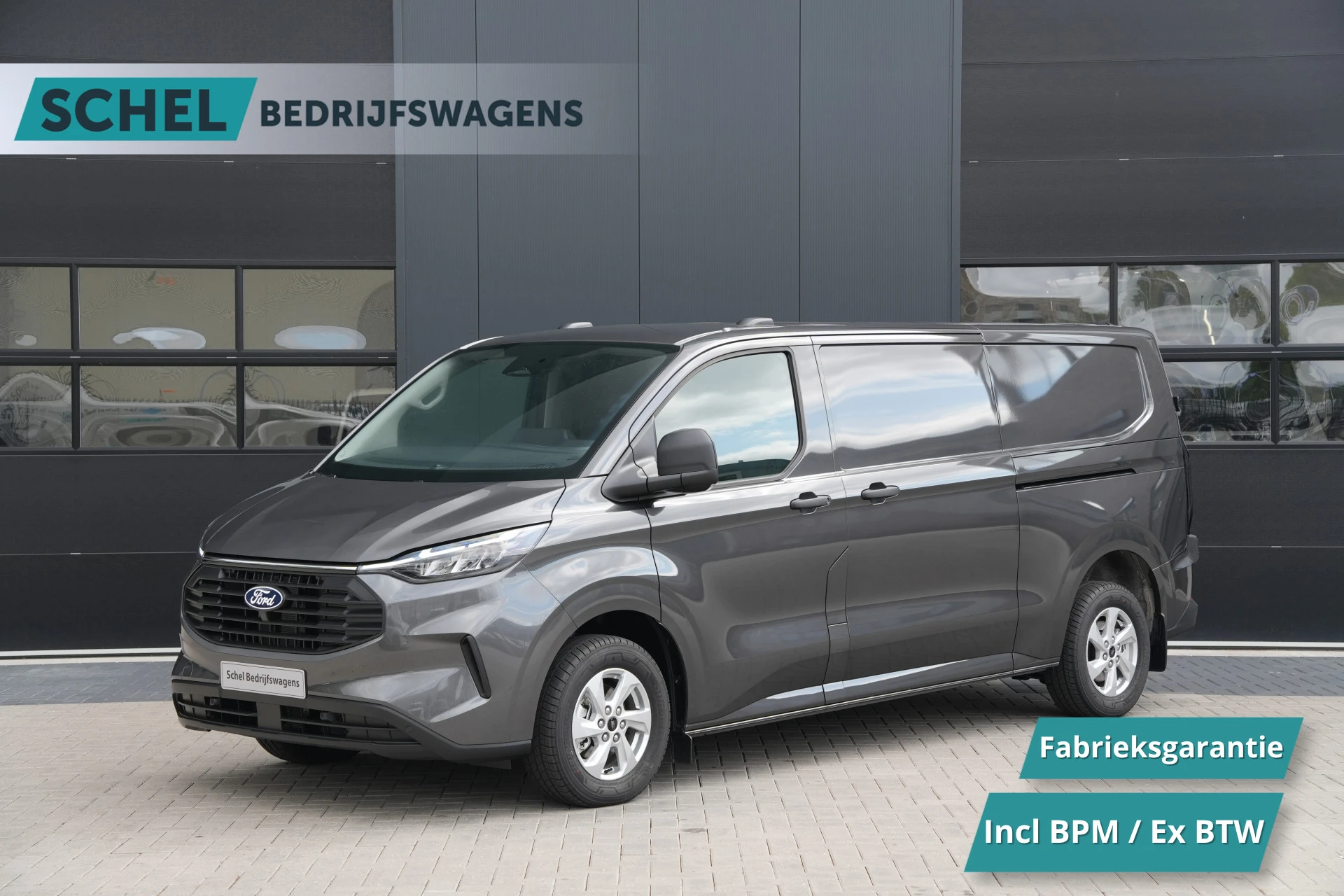 Ford Transit Custom 2025 - 320 2.0 TDCI L2H1 Trend 170pk AWD 4x4 INCLUSIEF BPM - 2x Schuif - 1+1 Stoel - Trekhaak - Stoel/Stuurverwarming - ACC - Blindspot - Rijklaar Bild 1