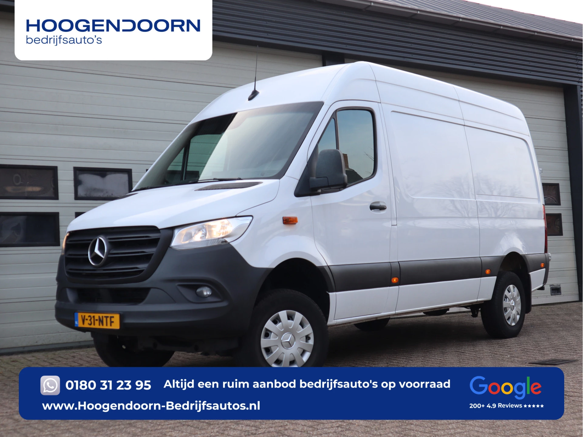 Mercedes-Benz Sprinter 2021 - 316 CDI Automaat - 4x4 AWD - Euro 6 - L2H2 - MBUX - BW Inrichting - 220 omvormer afbeelding 1