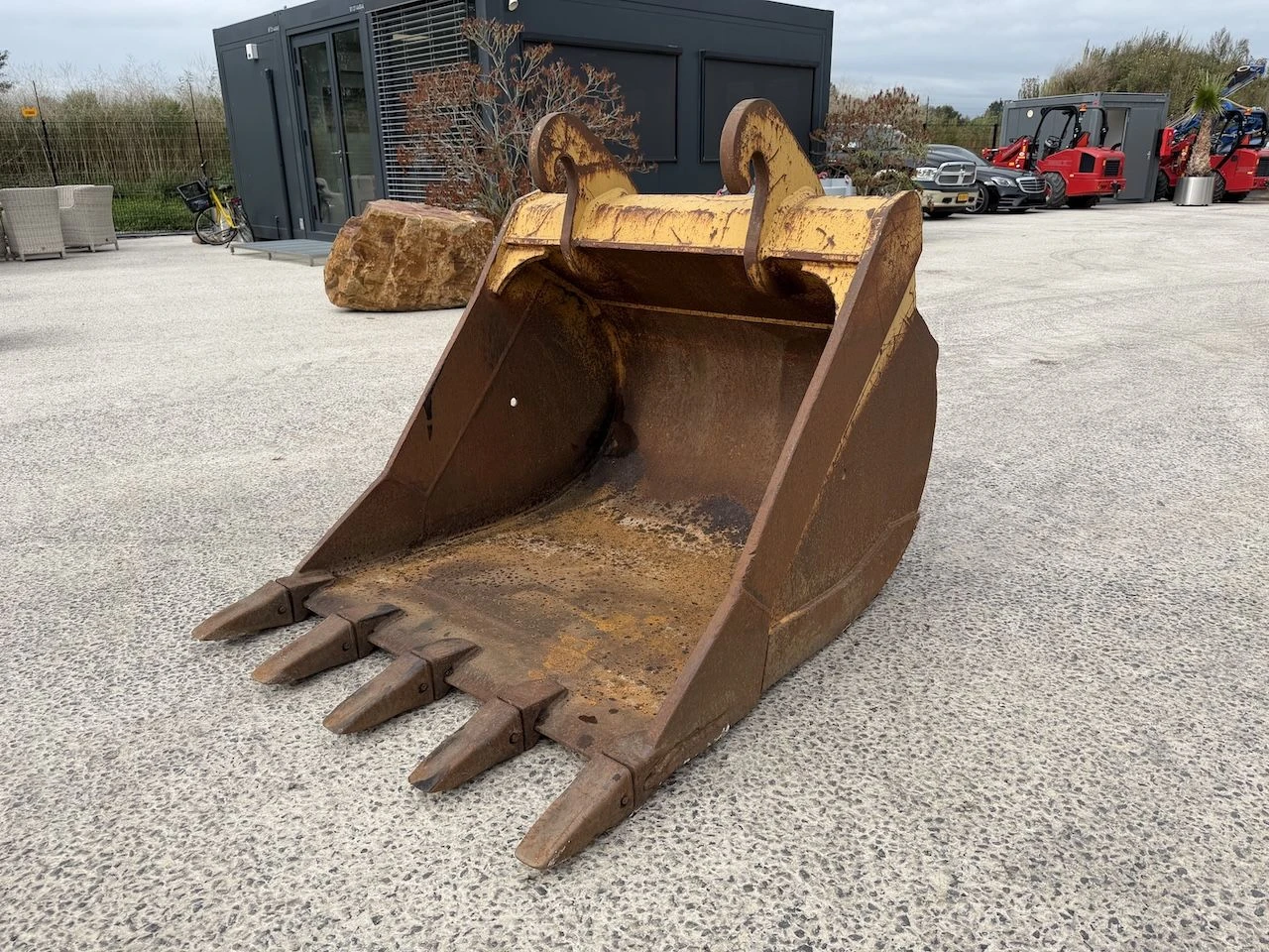 Dieplepel bak 120cm CW30 CW40 aansluiting afbeelding 1
