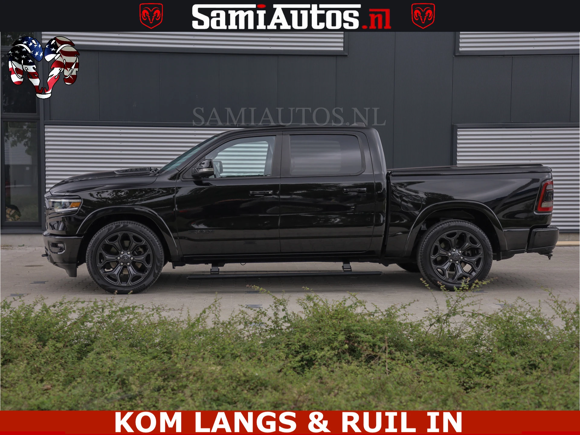 Dodge Ram Pick-Up 2021 - LIMITED | TRAINHORN | | HUD | UITLAATKLEP | LUCHTVERING | STRIPING | PANODAK | BOM VOL | BLAUW VOORRUIT | afbeelding 42