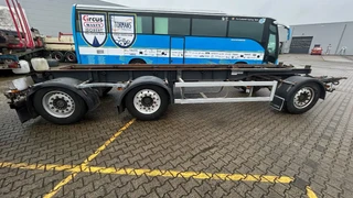 GS Meppel 2007 - 3 asser container aanhanger | overzetter | led verlichting te koop