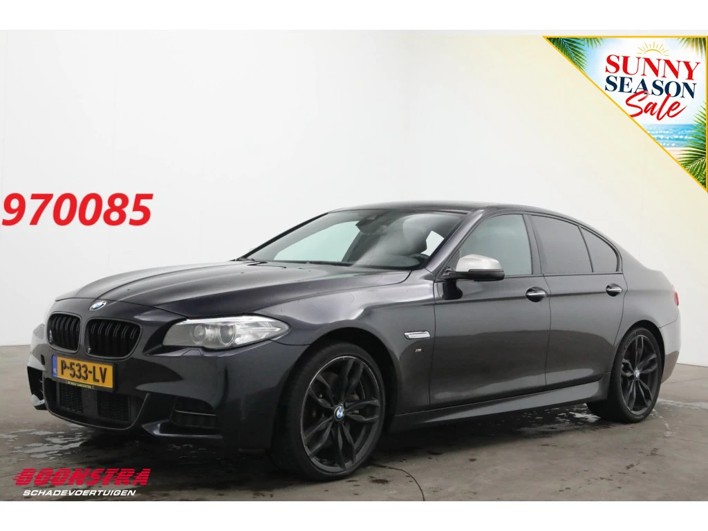 BMW 5 Serie 2015 - M550xd Diebstahlschaden Schuifdak Memory ACC H/K Leder Camera SHZ afbeelding 1