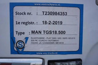 MAN TGS 2019 - TGS18.500 / AUTOMATIC / RETARDER / LOW ROOF / FULL AIR / NO DOCUMENTS / EURO-6 / 2019 zdjecie 26