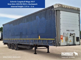 Schmitz Cargobull Semitrailer Curtainsider Mega 2017 afbeelding 1 miniatuur