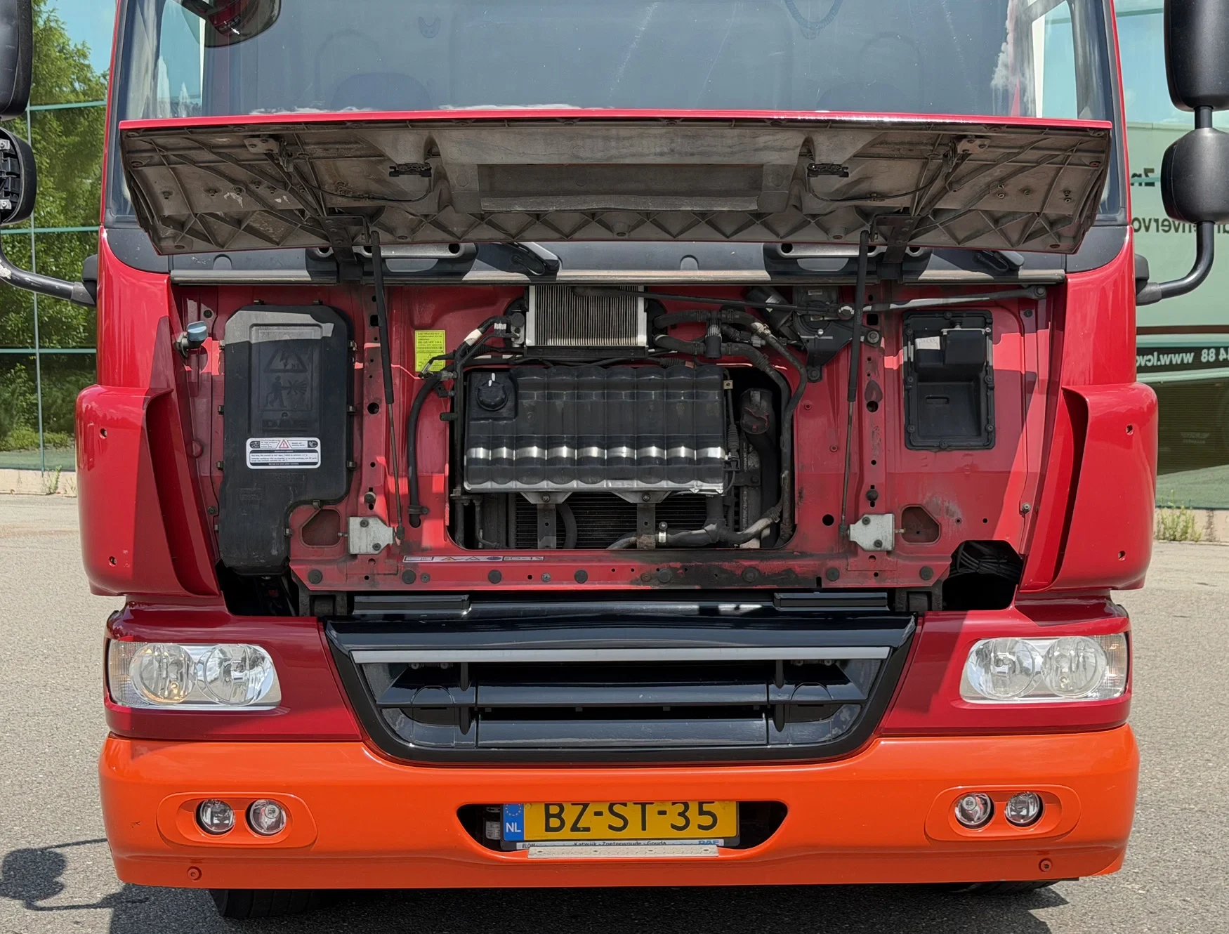 DAF CF 75.310 2012 - EURO 5 FT BURGERS BOX TAIL LIFT AIRCO SUPER CONDITION NL-TRUCK afbeelding 24