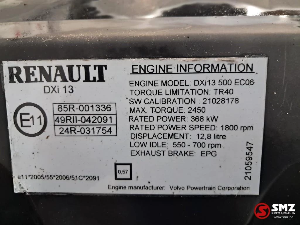 Renault 2008 - Occ motor DXI13 500 Renault afbeelding 5