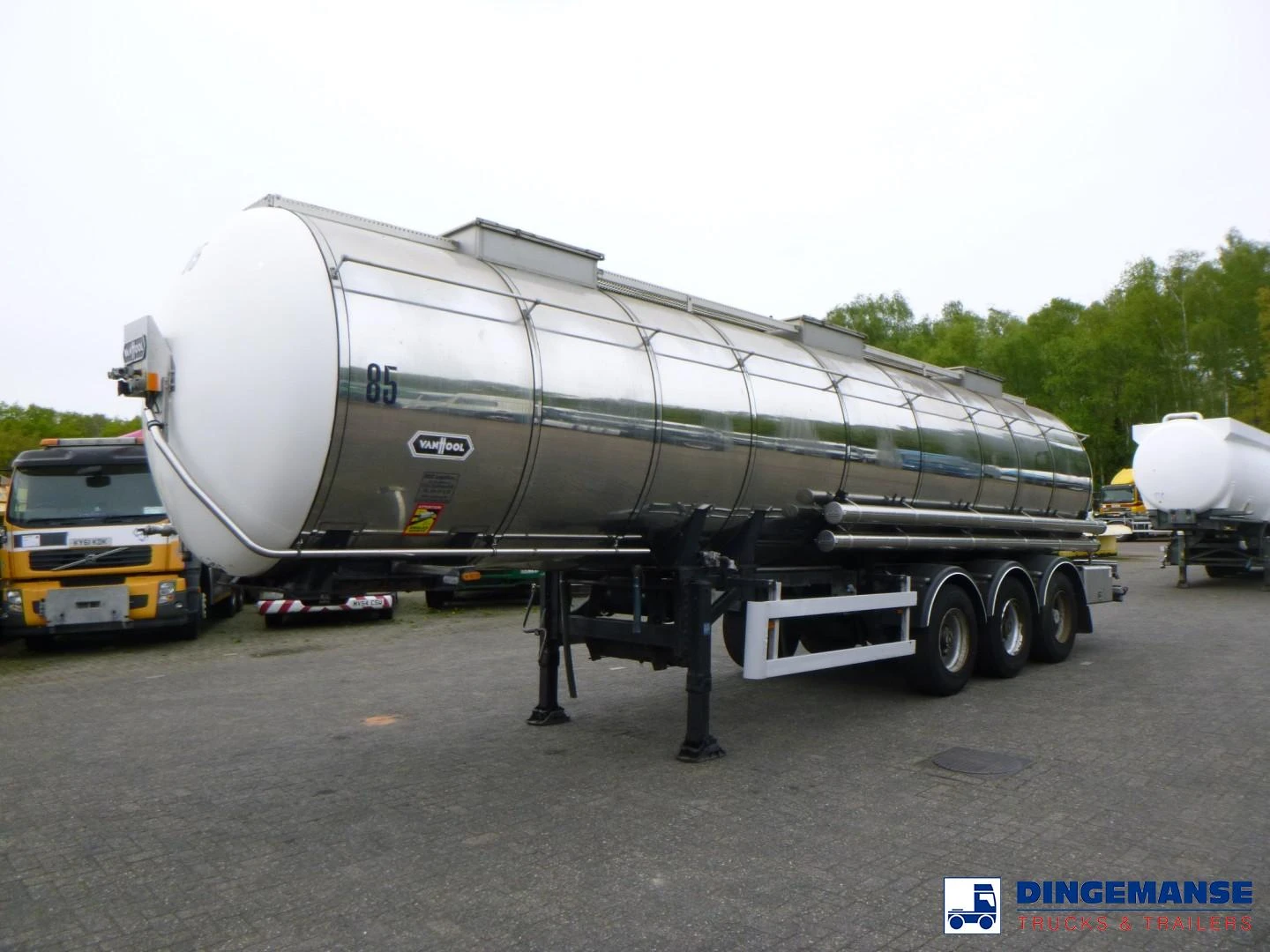 Van Hool Chemical tank inox L4BH 30 m3 / 3 comp 2001 изображение 1