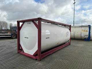 CIMC tankcontainers N/A 2017 - 20FT ISO /  25.010L / 22K2 / L4BH / T12 / steam heating / bottom discharge / 2.5Y-TEST/CSC: 10/2027 изображение 4