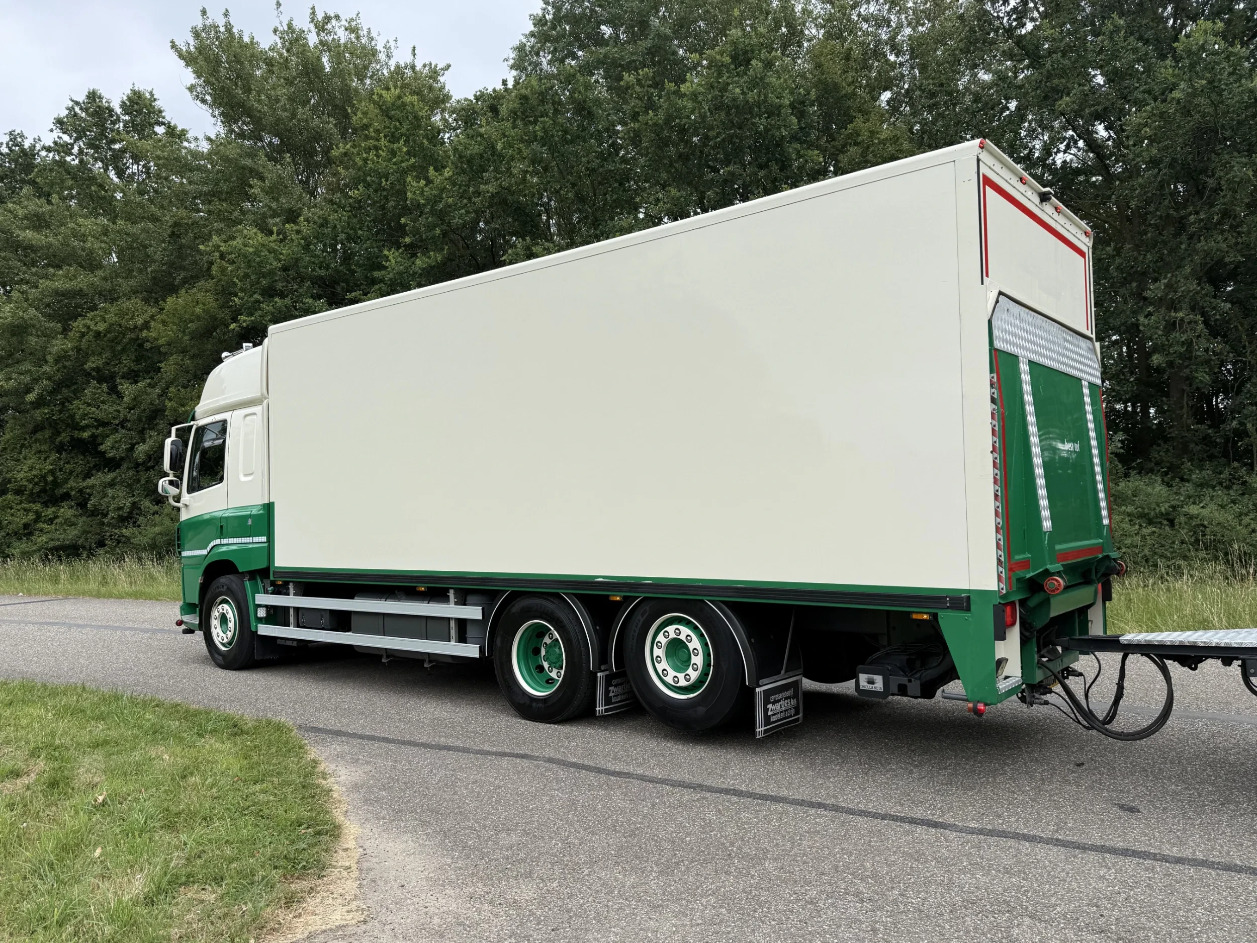 DAF CF 440 2016 - CF440 6X2 Bakwagen met 2 assige Floor schamel aanhangwagen NIEUWSTAAT afbeelding 7