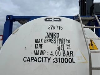 Van Hool N/A 2003 - 20FT SWAPBODY 30.900L 1-COMP / UN PORTABLE T11 / 5Y inspection: 04-2027 изображение 14