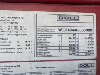 Doll N/A 2011 - 4 AXEL STEERING 66200 TON afbeelding 6