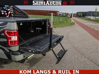 Dodge Ram Pick-Up 2018 - FORD F150 5.0 V8 4X4 | MAT OLIVE GREEN | BIJTELLING VRIJ | ZEER DIK | CAMERA | 3500KG | PANORAMA | LEDER | GO RHINO ROLLBAR | immagine 82