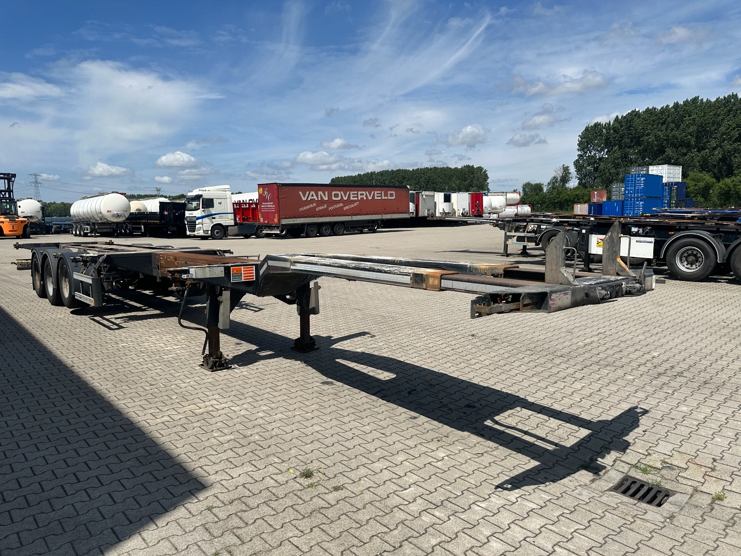 D-TEC 2014 - FLEXITRAILER / 45FT HC MULTI / BPW + drumbrakes / liftaxle / NL / APK 09-2026 afbeelding 12