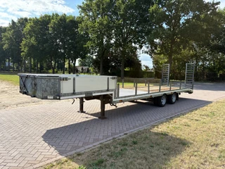 Veldhuizen SDO 2011 - Be oplegger 8 ton semi dieplader bj 2011 afbeelding 2 miniatuur