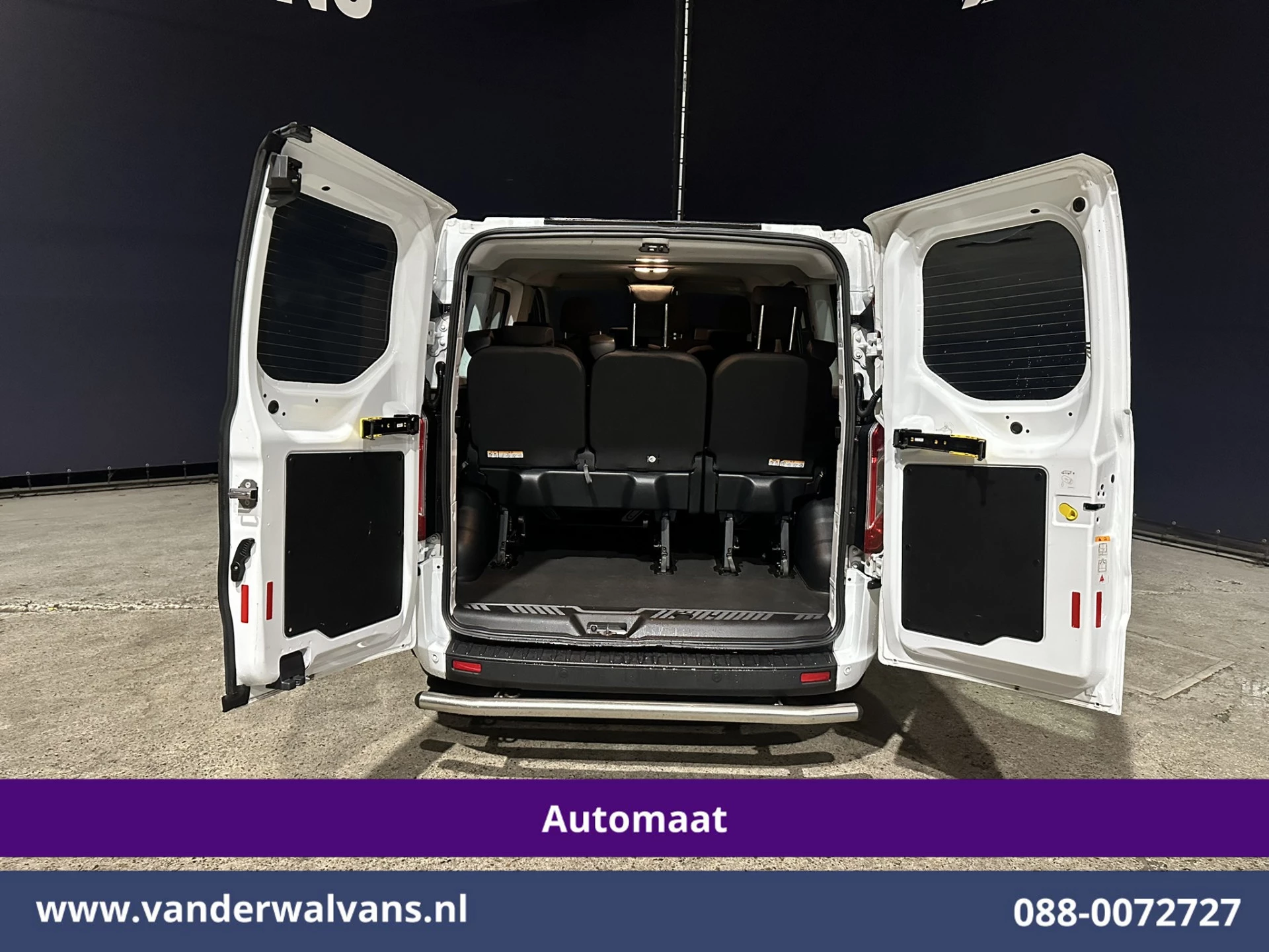 Ford Transit Custom 2021 - 1.0 EcoBoost Hybride Automaat L1H1 9 Persoons Personenbus Euro6 Prijs INCL BTW/BPM Airco | Cruisecontrol | LED afbeelding 3