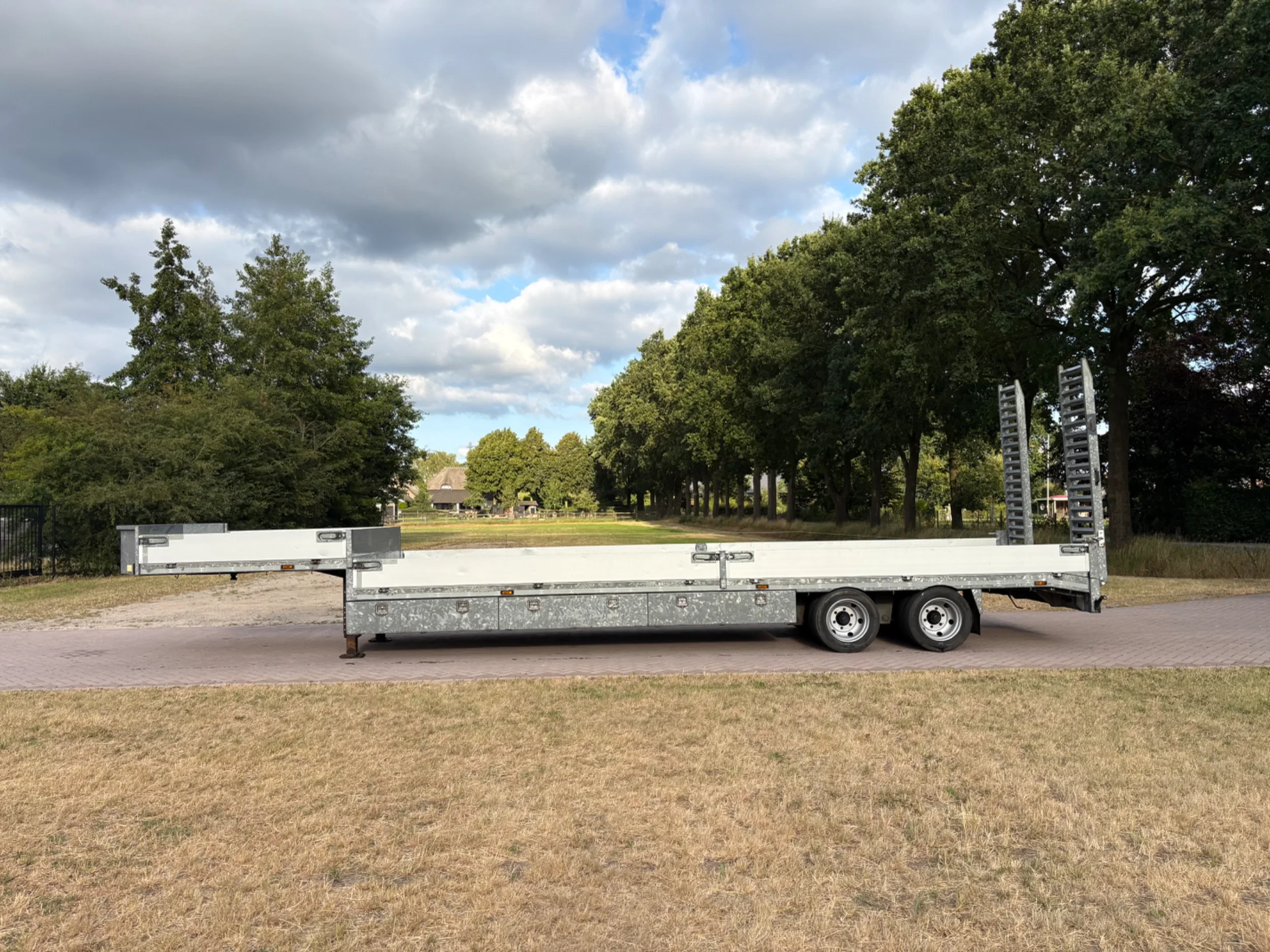 kuiper PLSD 2009 - oplegger semi dieplader 16 TON MET LUIKEN afbeelding 3