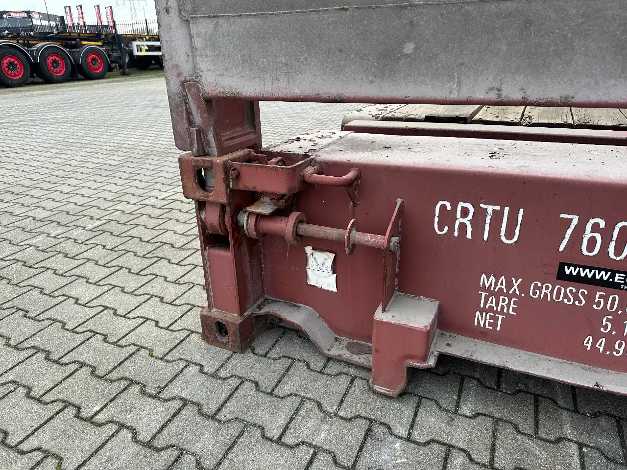 CIMC 2007 - 40FT FLATRACK FLUSH FOLDING / CSC-test: 12/2027 / 10x available afbeelding 13