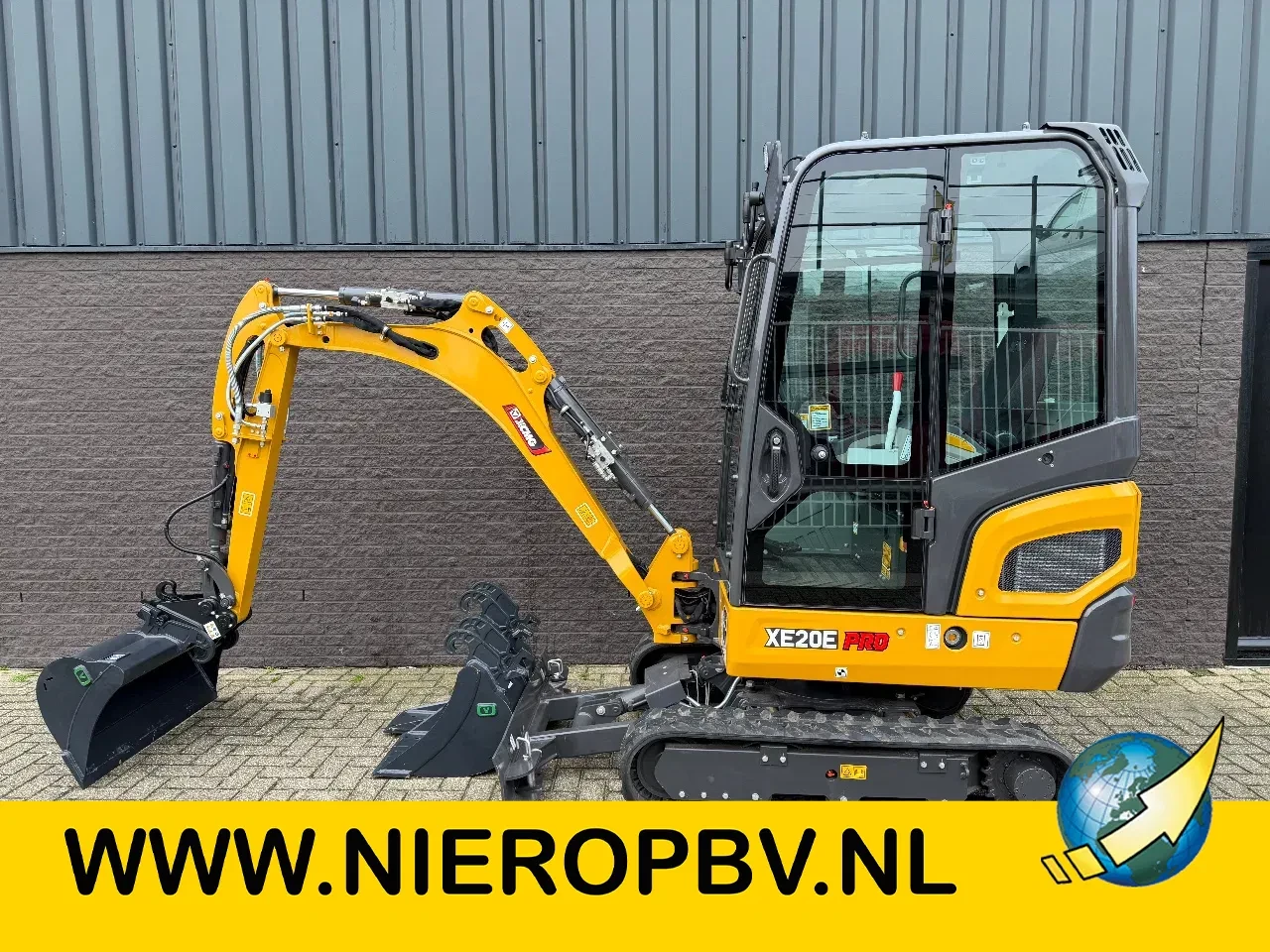 XCMG 2026 - XE20E PRO NIEUW Airco Snelwissel 3 Bakken Extra Functie KUBOTA MOTOR 5X Op Voorraad Bild 1